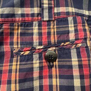 Long Madras Plaid Shorts - elevenses / Anthropologie - 12